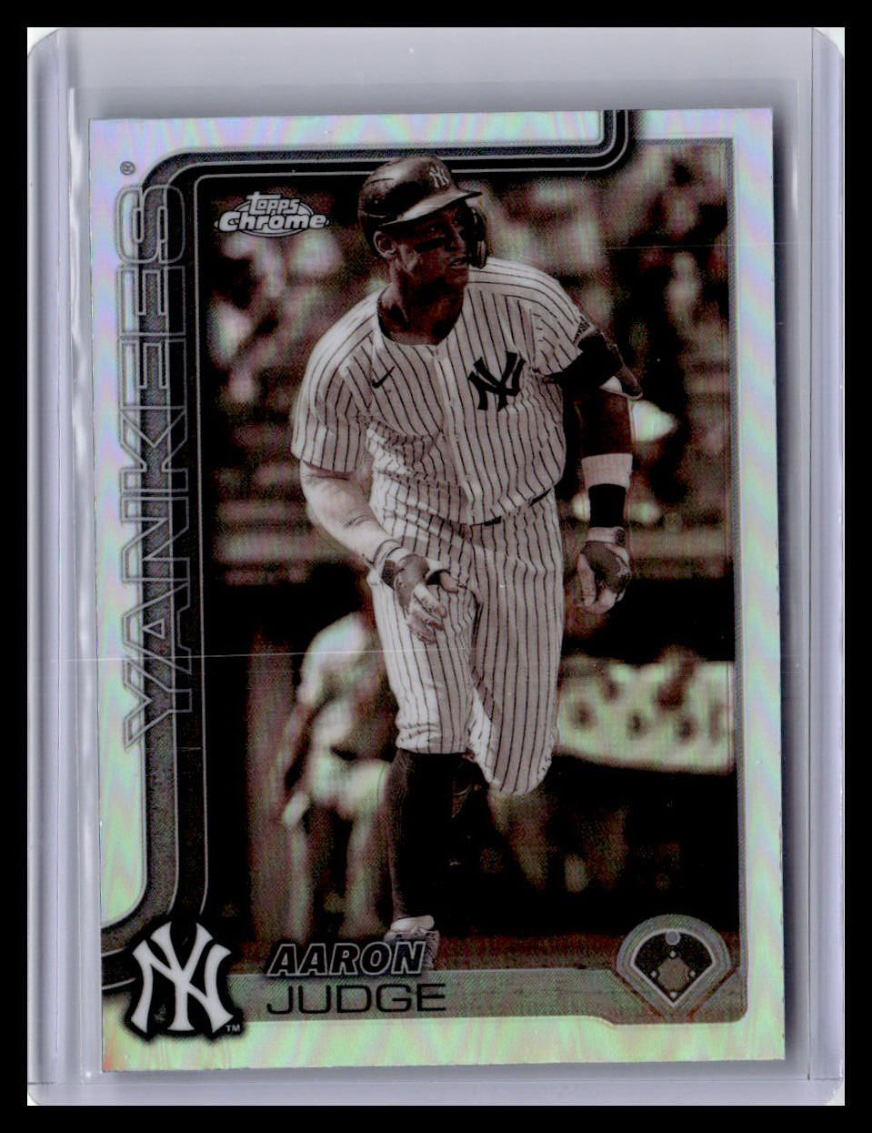 2025 Topps Chrome #99 Aaron Judge Negative Refractors