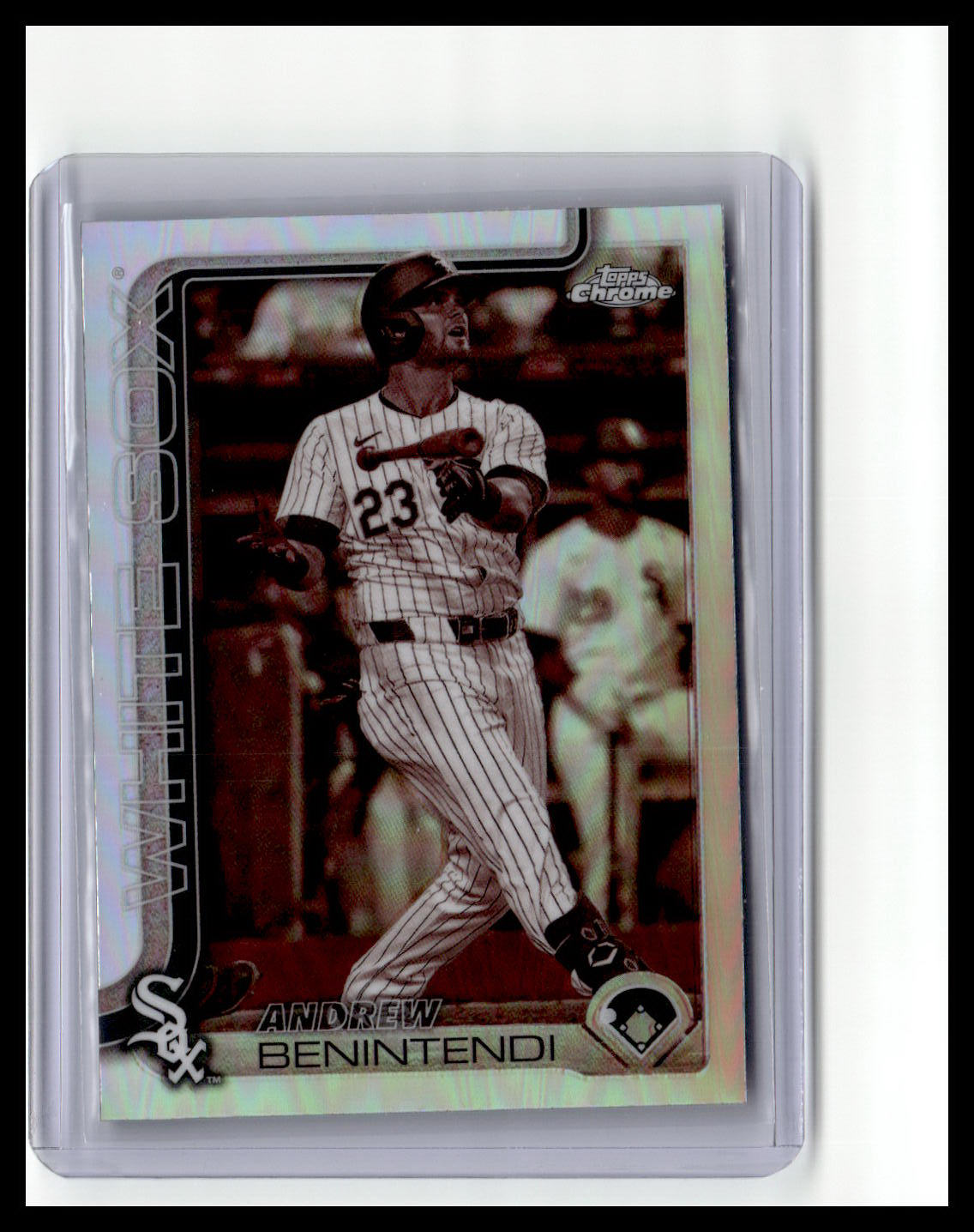 2025 Topps Chrome #197 Andrew Benintendi Negative Refractors