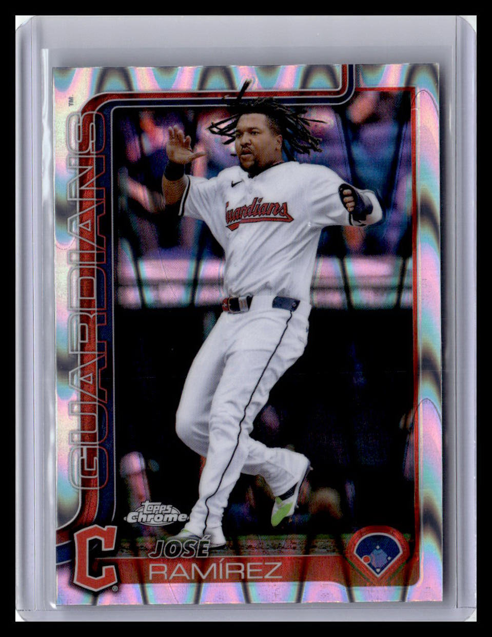 2025 Topps Chrome #12 José Ramírez Raywave Refractors