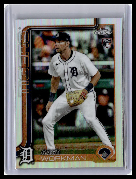2025 Topps Chrome Update #USC21 Gage Workman Refractors