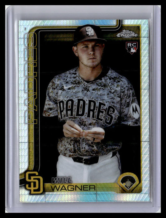 2025 Topps Chrome Update #USC111 Will Wagner Prism Refractors
