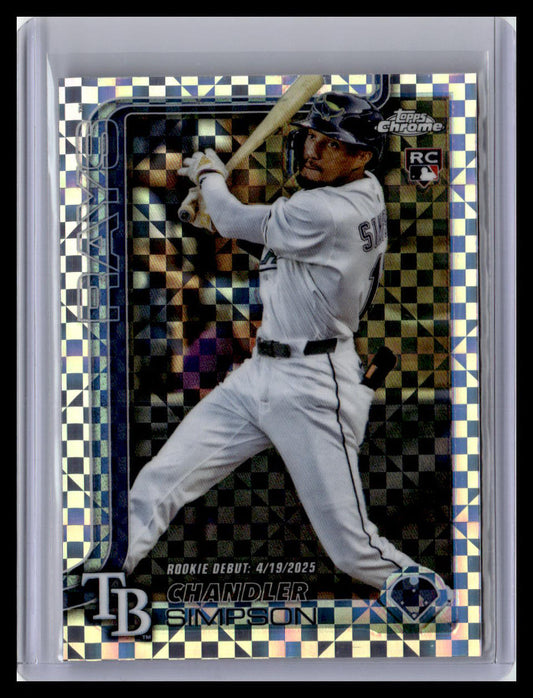 2025 Topps Chrome Update #USC17 Chandler Simpson X-Fractors