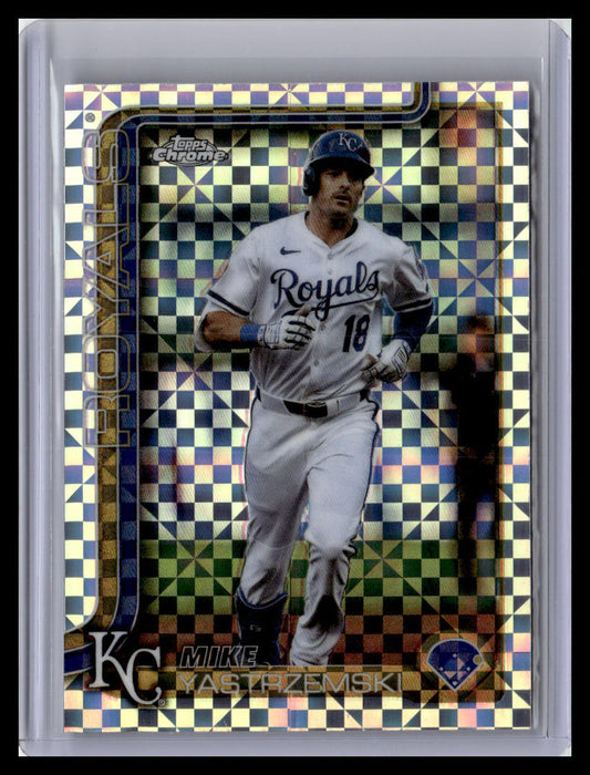2025 Topps Chrome Update #USC44 Mike Yastrzemski X-Fractors
