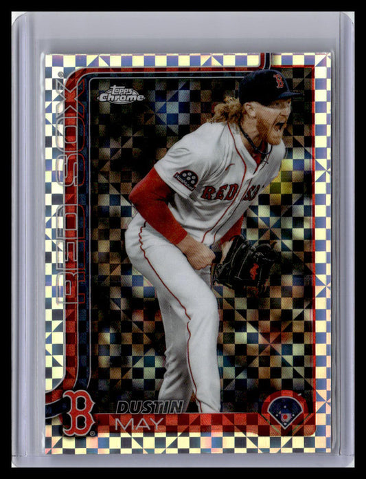 2025 Topps Chrome Update #USC80 Dustin May X-Fractors