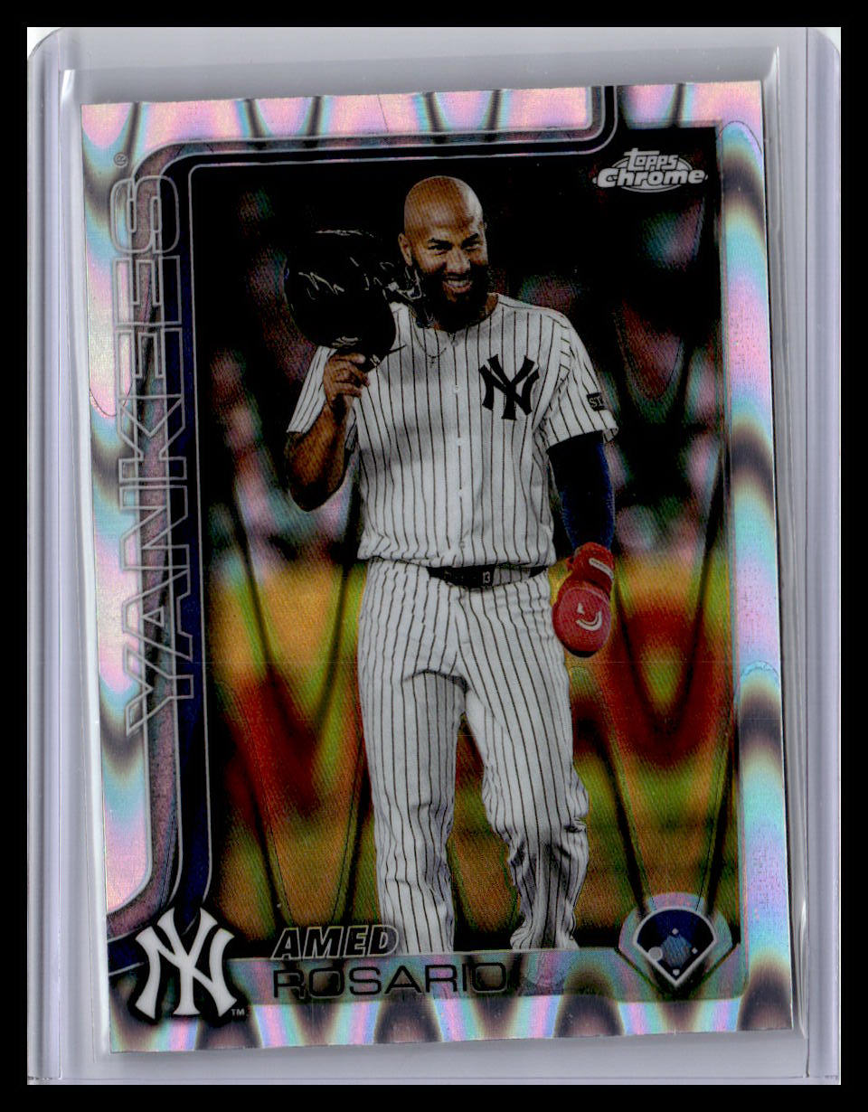 2025 Topps Chrome Update #USC51 Amed Rosario RayWave Refractor