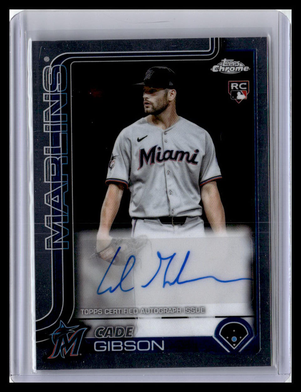 2025 Topps Chrome Update #AC-CGI Cade Gibson Chrome Update Autographs