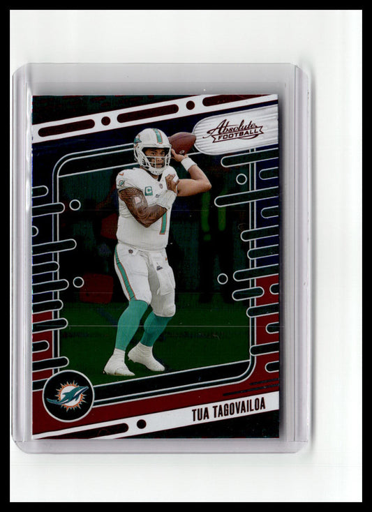 2024 Panini Absolute #66 Tua Tagovailoa Red and Blue