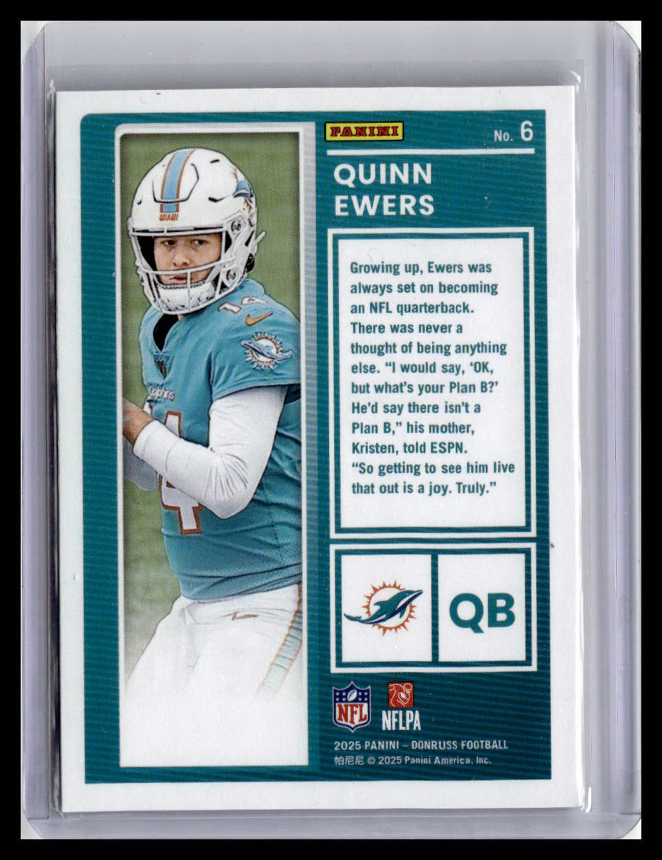 2025 Donruss #6 Quinn Ewers The Rookies