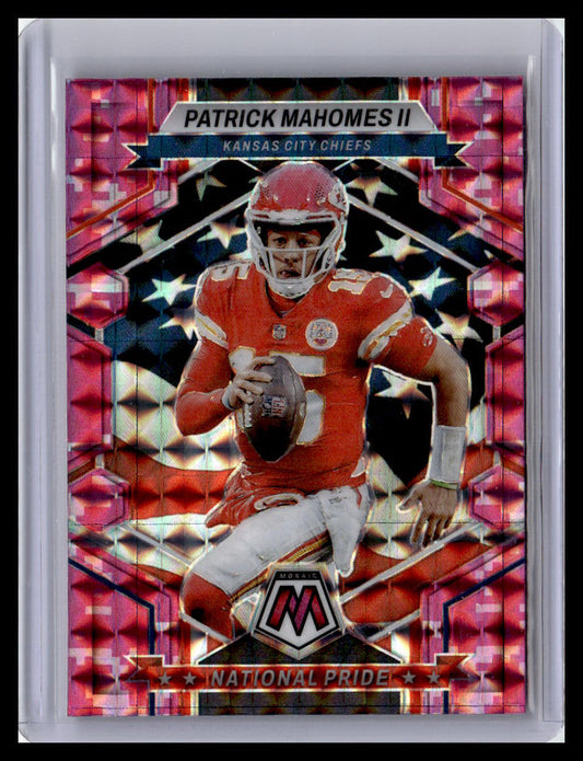 2023 Panini Mosaic #251 Patrick Mahomes II Camo Pink Mosaic