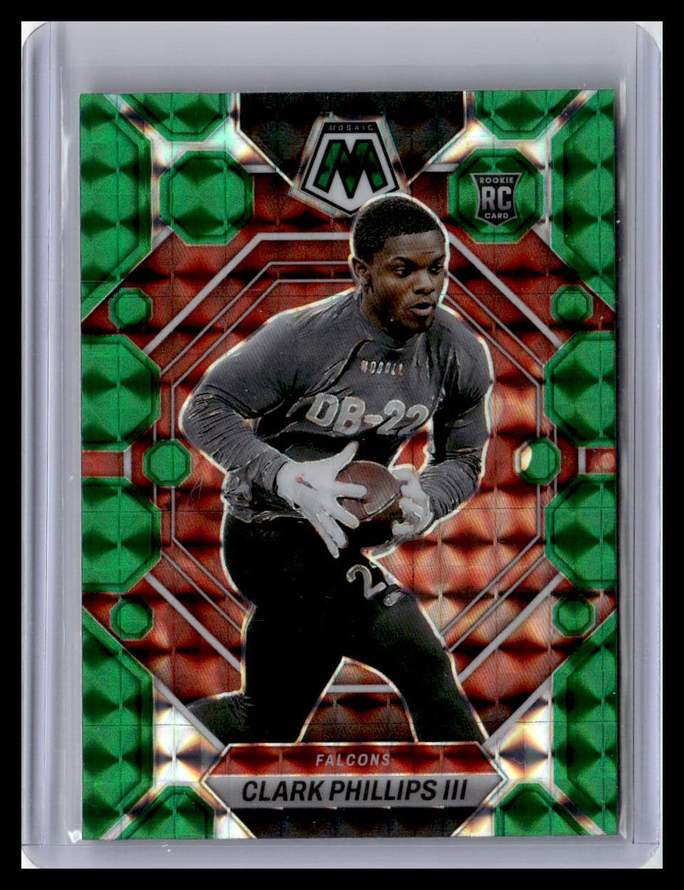 2023 Panini Mosaic #301 Clark Phillips III Green Mosaic