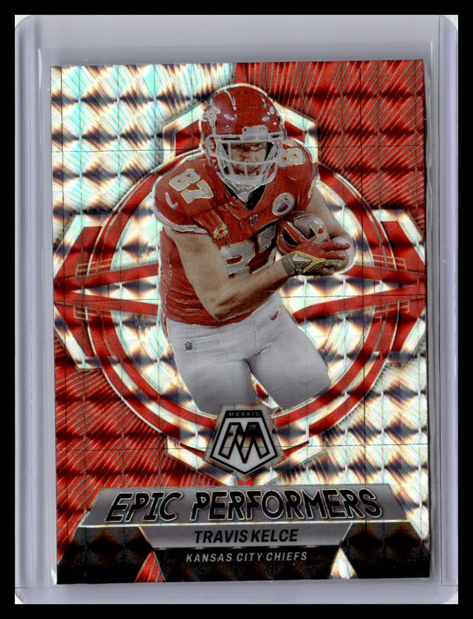 2023 Panini Mosaic #EP-TK Travis Kelce Epic Performers Mosaic