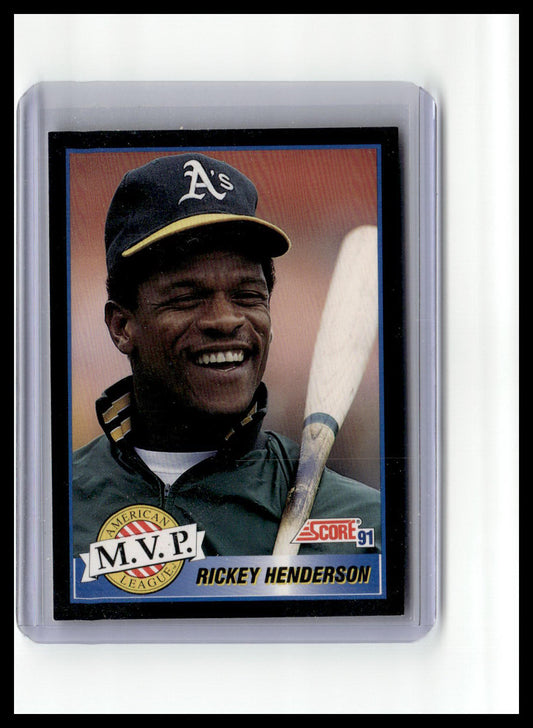 1991 Score #875 Rickey Henderson