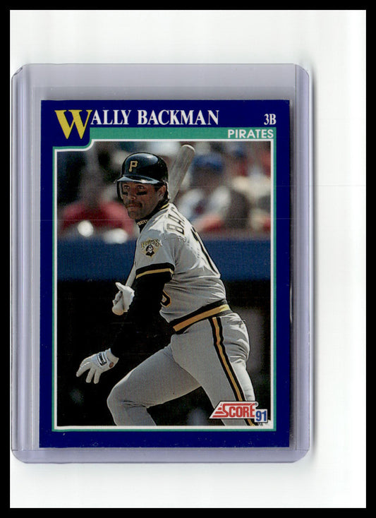 1991 Score #16 Wally Backman