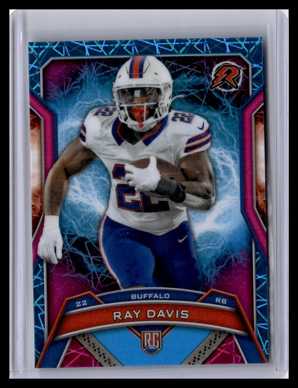 2024 Topps Resurgence #110 Ray Davis Sky Blue & Pink Shock