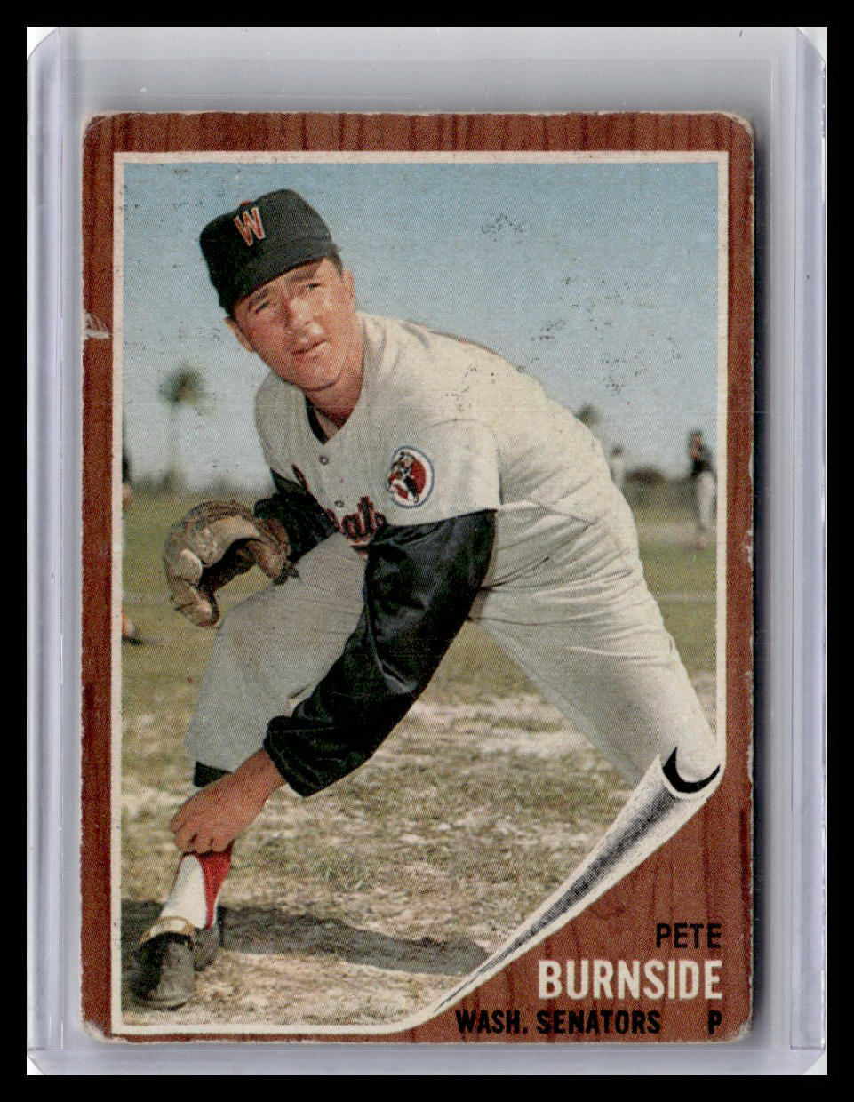 1962 Topps #207 Pete Burnside