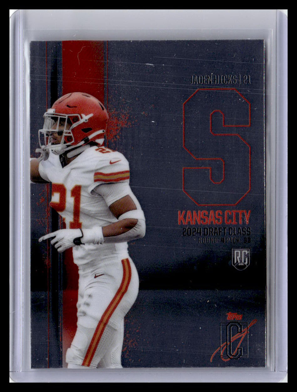 2024 Topps Signature Class #RCV-67 Jaden Hicks Base Rookies Chrome Variation