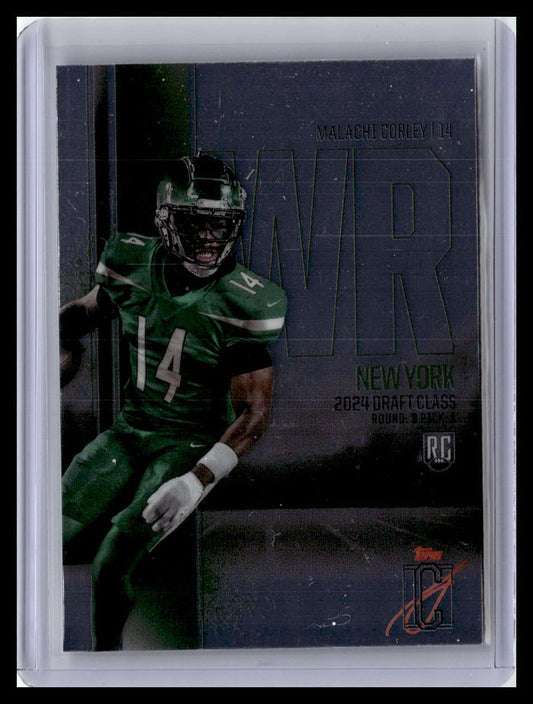 2024 Topps Signature Class #RCV-102 Malachi Corley Base Rookies Chrome Variation