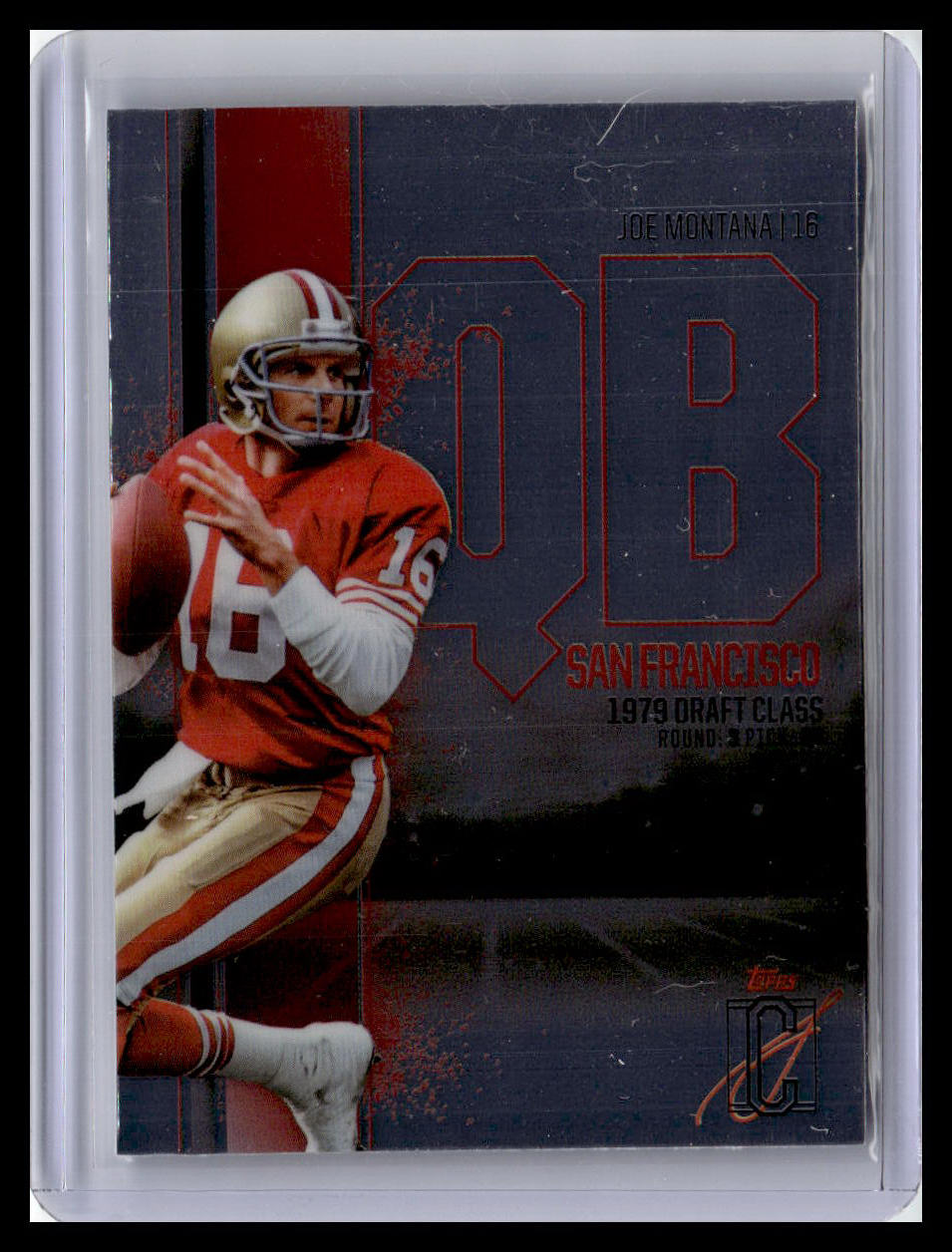 2024 Topps Signature Class #BCV-54 Joe Montana Base Chrome Variation