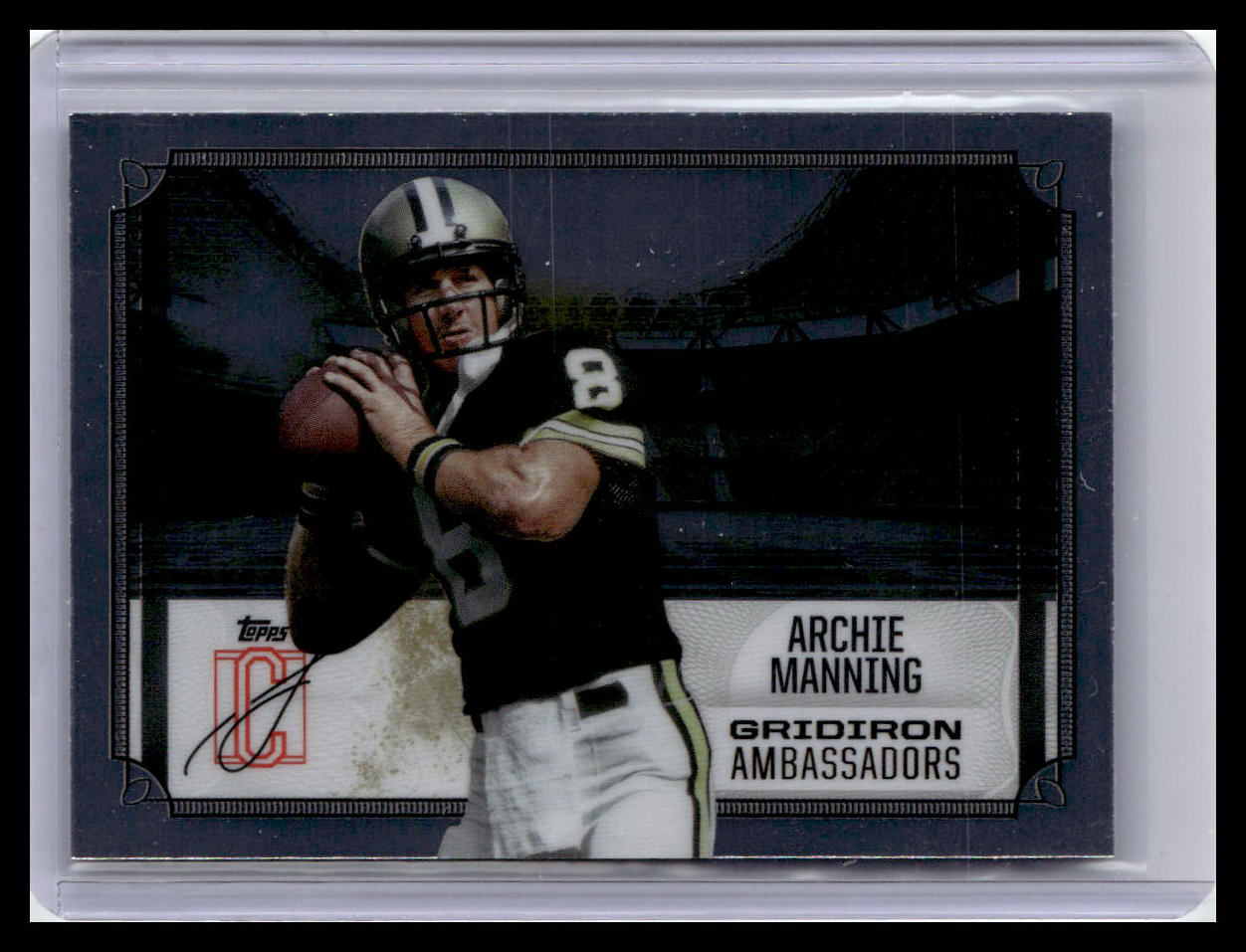 2024 Topps Signature Class #GA-21 Archie Manning Gridiron Ambassadors