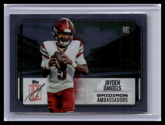 2024 Topps Signature Class #GA-2 Jayden Daniels Gridiron Ambassadors