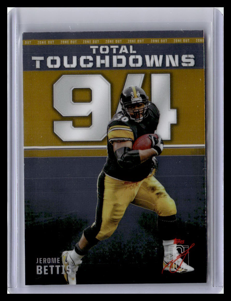 2024 Topps Signature Class #ZO-18 Jerome Bettis Zone Out