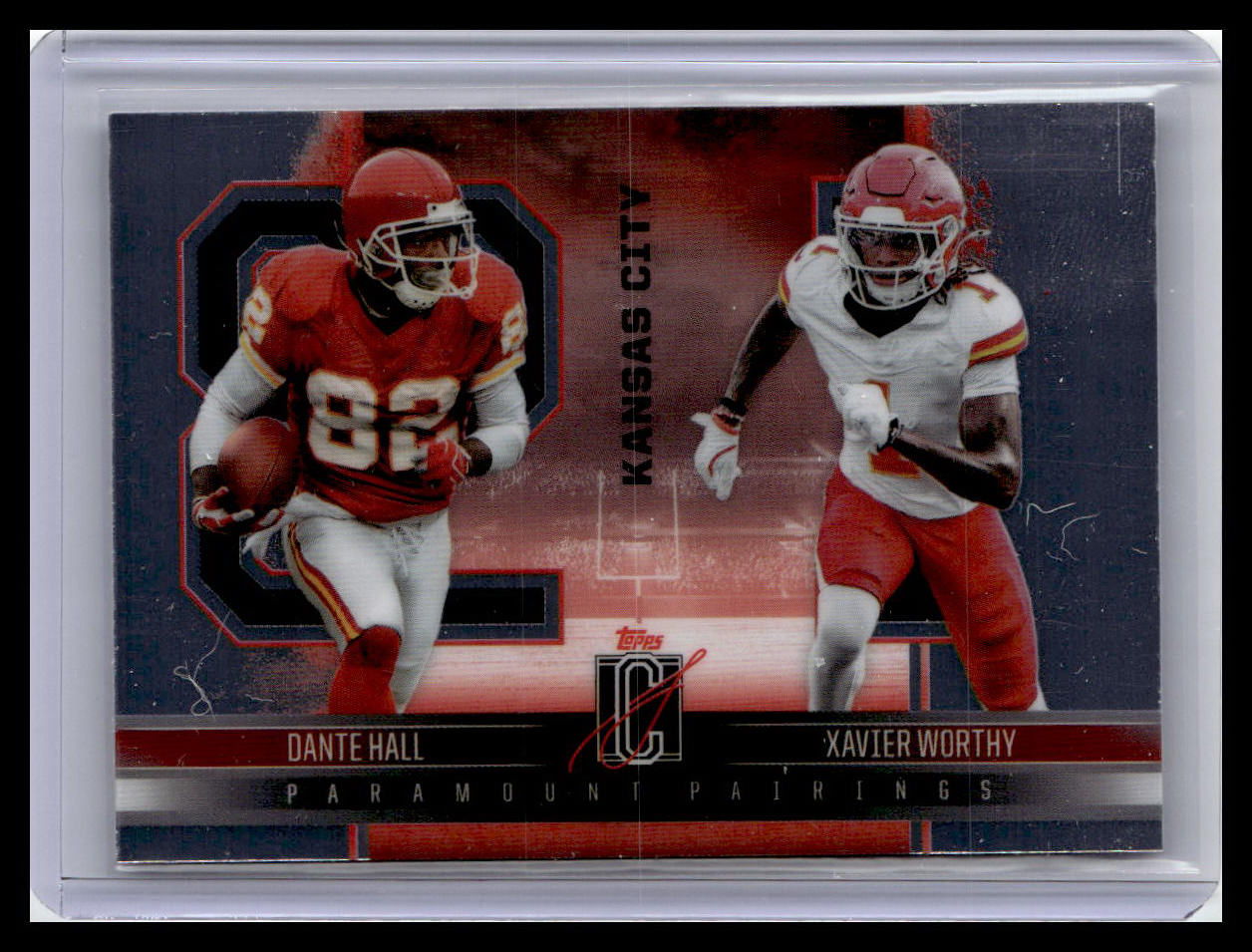 2024 Topps Signature Class #PP-17 Xavier Worthy / Dante Hall Paramount Pairings