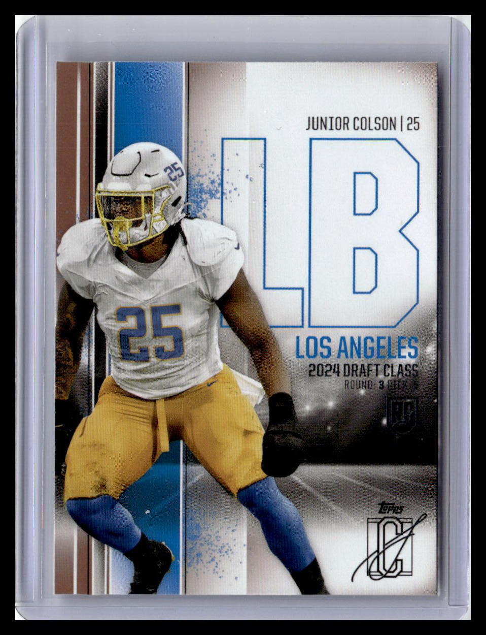 2024 Topps Signature Class #136 Junior Colson Bronze