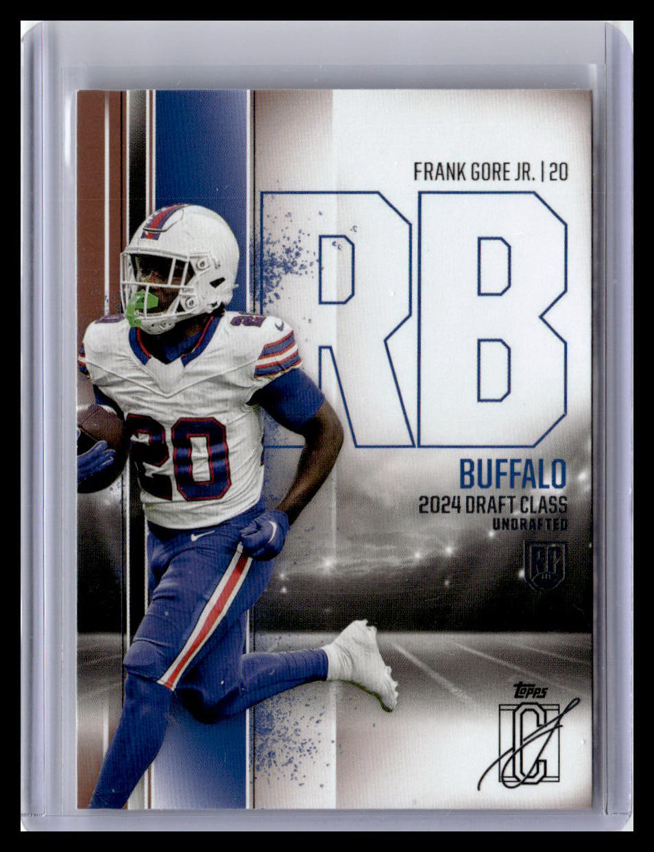 2024 Topps Signature Class #76 Frank Gore Jr. Bronze