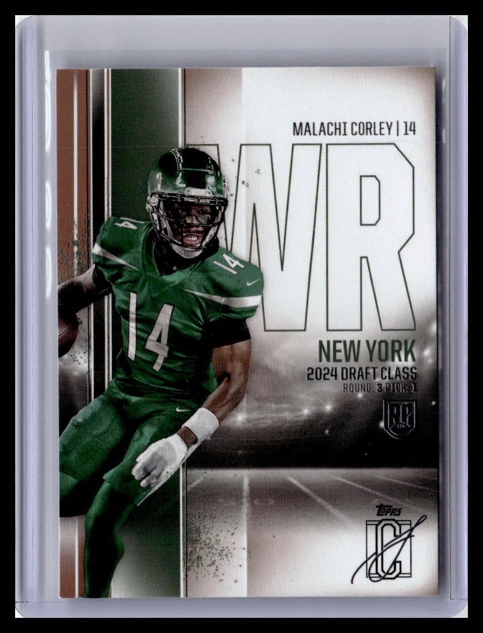 2024 Topps Signature Class #162 Malachi Corley Bronze
