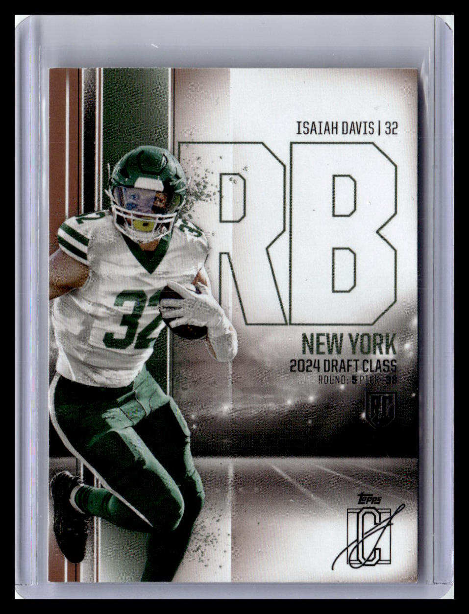 2024 Topps Signature Class #164 Isaiah Davis Bronze