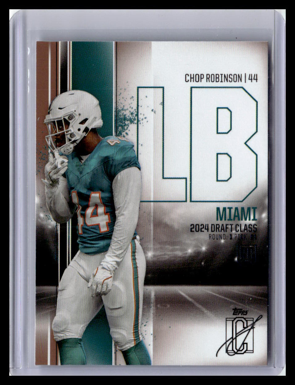 2024 Topps Signature Class #144 Chop Robinson Bronze