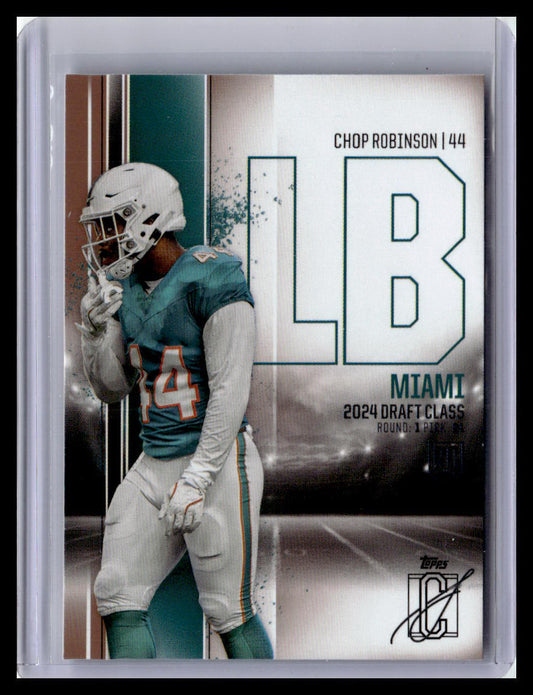 2024 Topps Signature Class #144 Chop Robinson Bronze