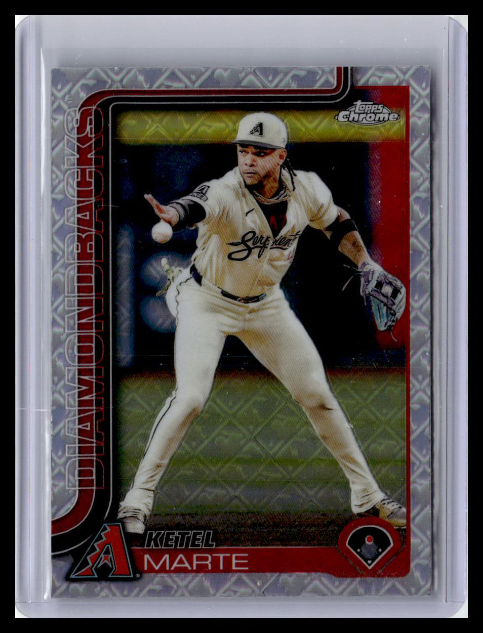2025 Topps Chrome Logofractor Edition #272 Ketel Marte