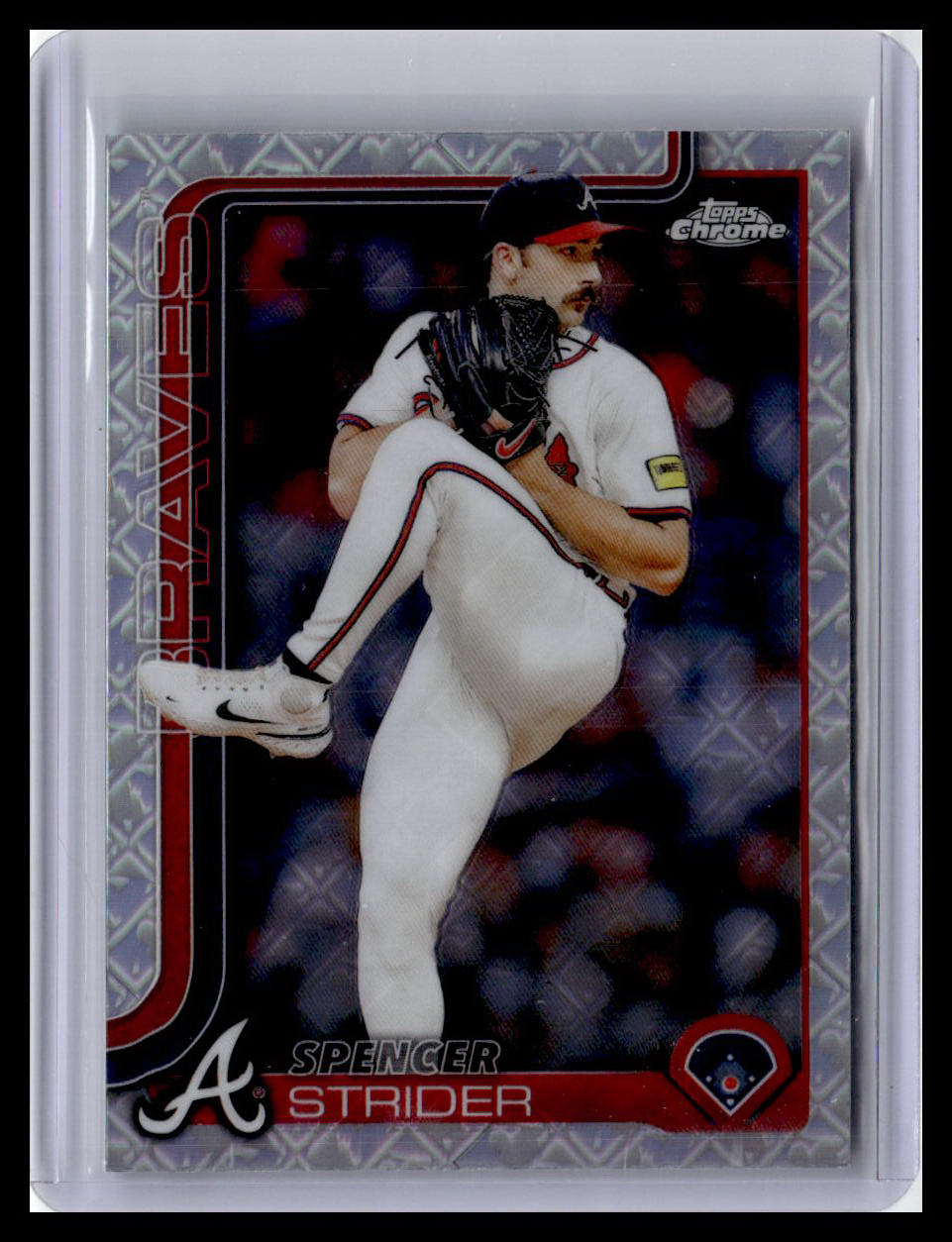 2025 Topps Chrome Logofractor Edition #46 Spencer Strider
