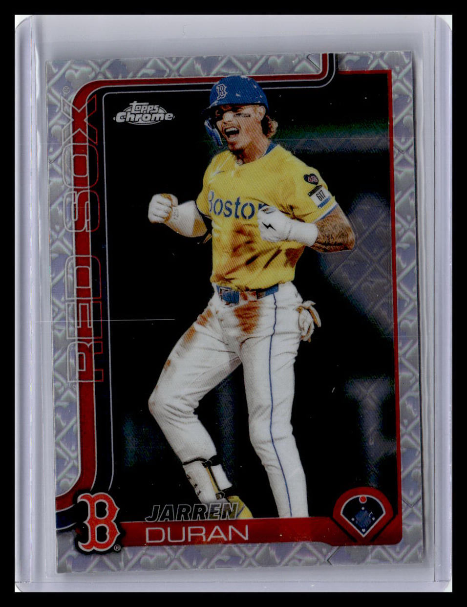 2025 Topps Chrome Logofractor Edition #79 Jarren Duran