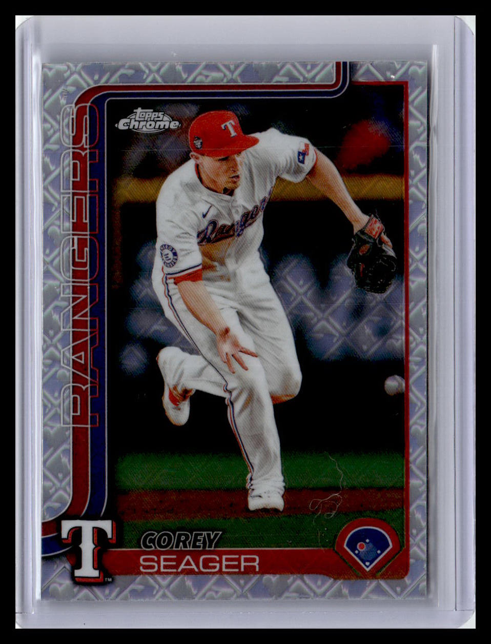 2025 Topps Chrome Logofractor Edition #24 Corey Seager