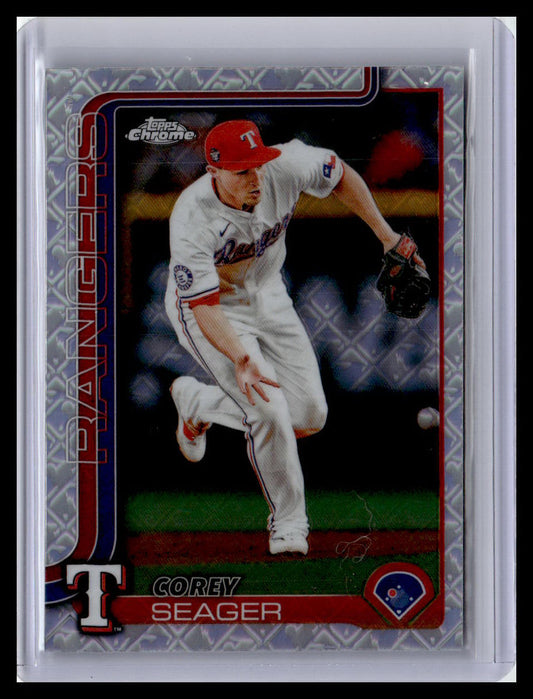 2025 Topps Chrome Logofractor Edition #24 Corey Seager