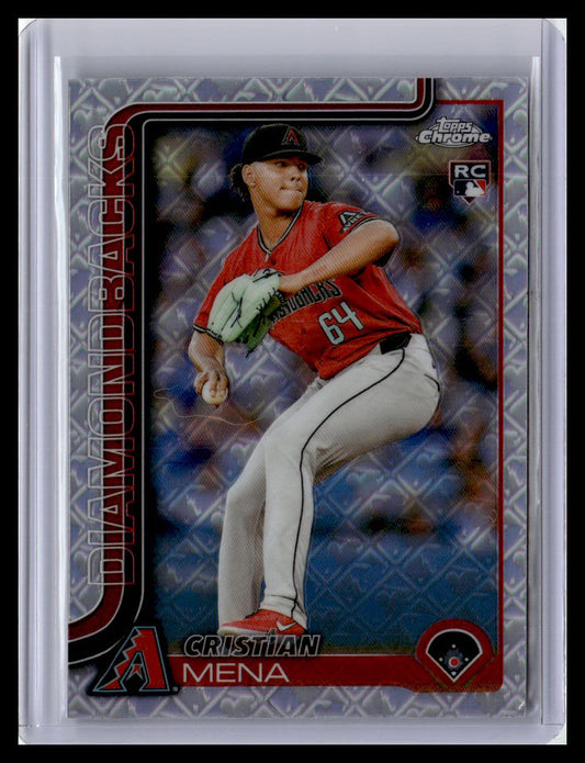 2025 Topps Chrome Logofractor Edition #102 Cristian Mena