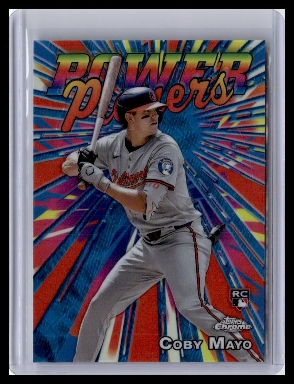 2025 Topps Chrome Logofractor Edition #PP-21 Coby Mayo Power Players