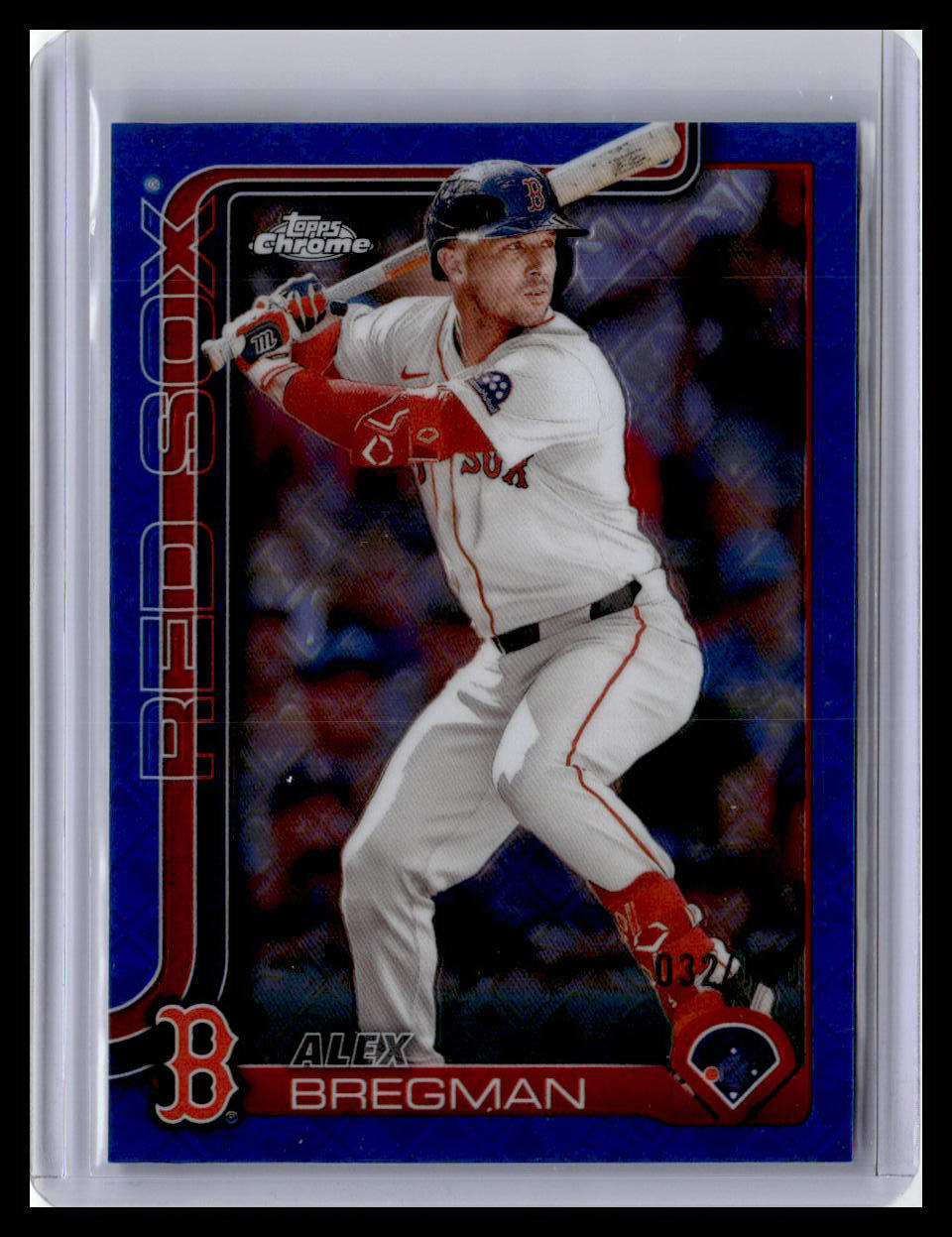 2025 Topps Chrome Logofractor Edition #247 Alex Bregman Blue Refractors 32/150