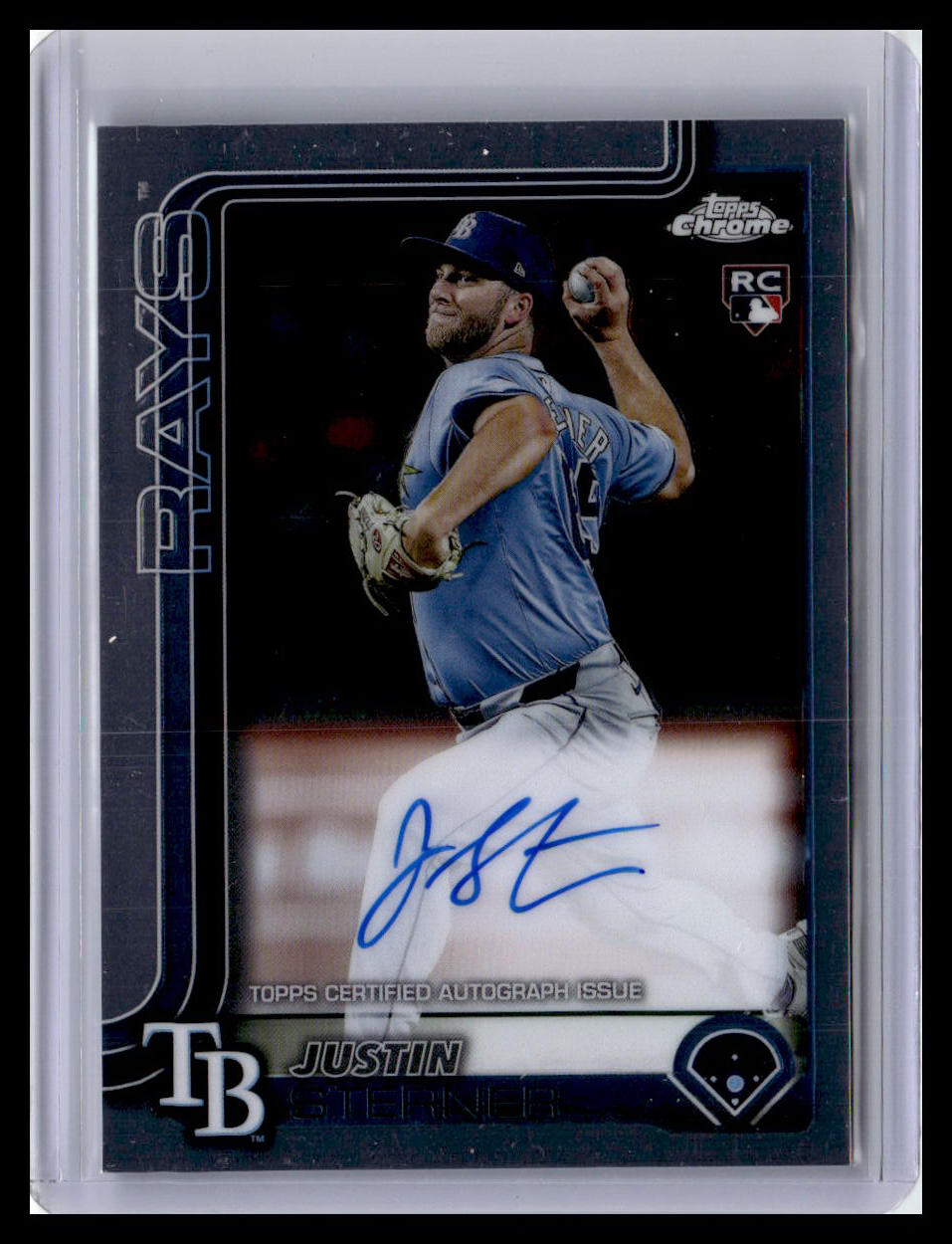 2025 Topps Chrome #RA-JST Justin Sterner Rookie Autographs
