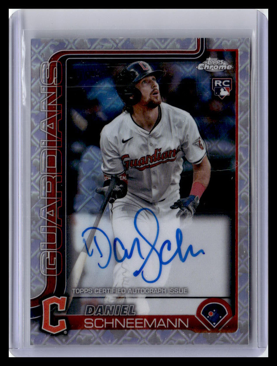 2025 Topps Chrome Logofractor Edition #RA-DS Daniel Schneemann Rookie Autographs