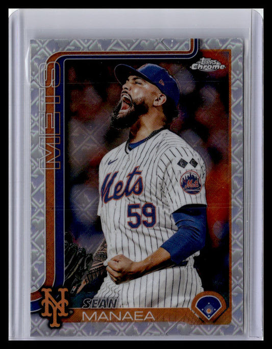 2025 Topps Chrome Logofractor Edition #287 Sean Manaea