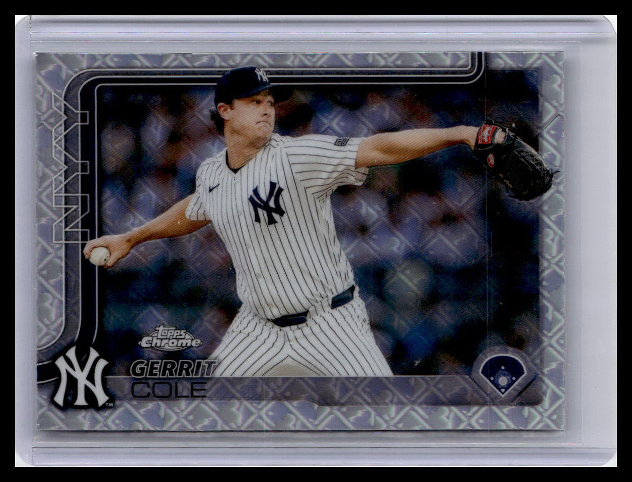 2025 Topps Chrome Logofractor Edition #110 Gerrit Cole