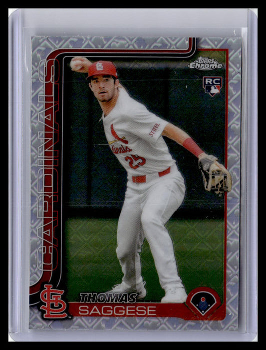 2025 Topps Chrome Logofractor Edition #87 Thomas Saggese