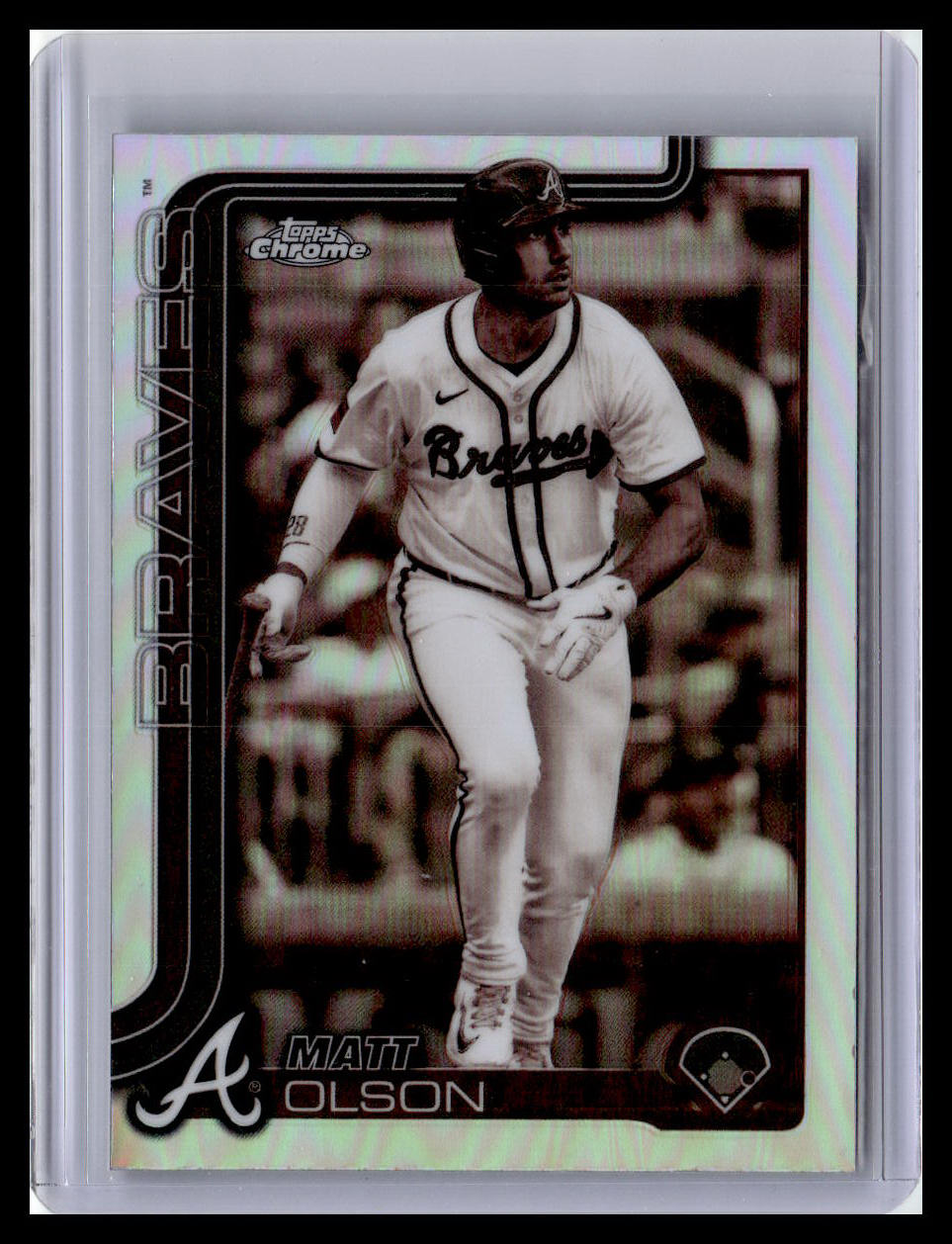 2025 Topps Chrome #193 Matt Olson Negative Refractors