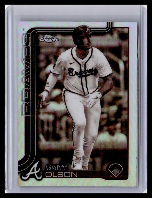 2025 Topps Chrome #193 Matt Olson Negative Refractors