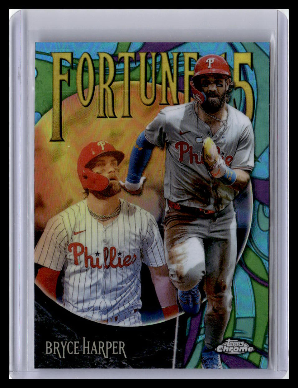 2025 Topps Chrome #F15-6 Bryce Harper Fortune 15