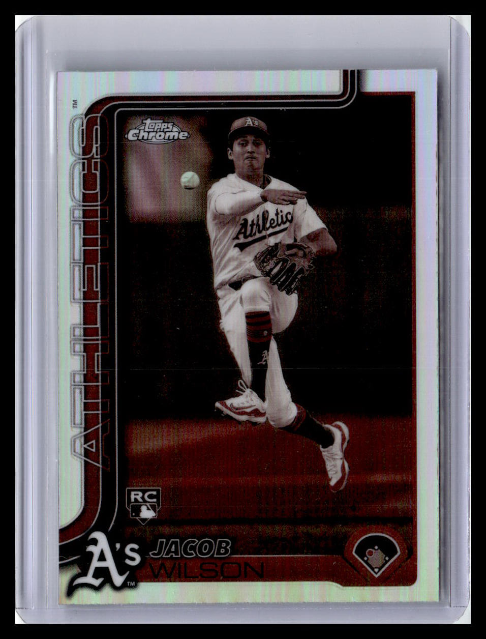 2025 Topps Chrome #96 Jacob Wilson Sepia Refractors