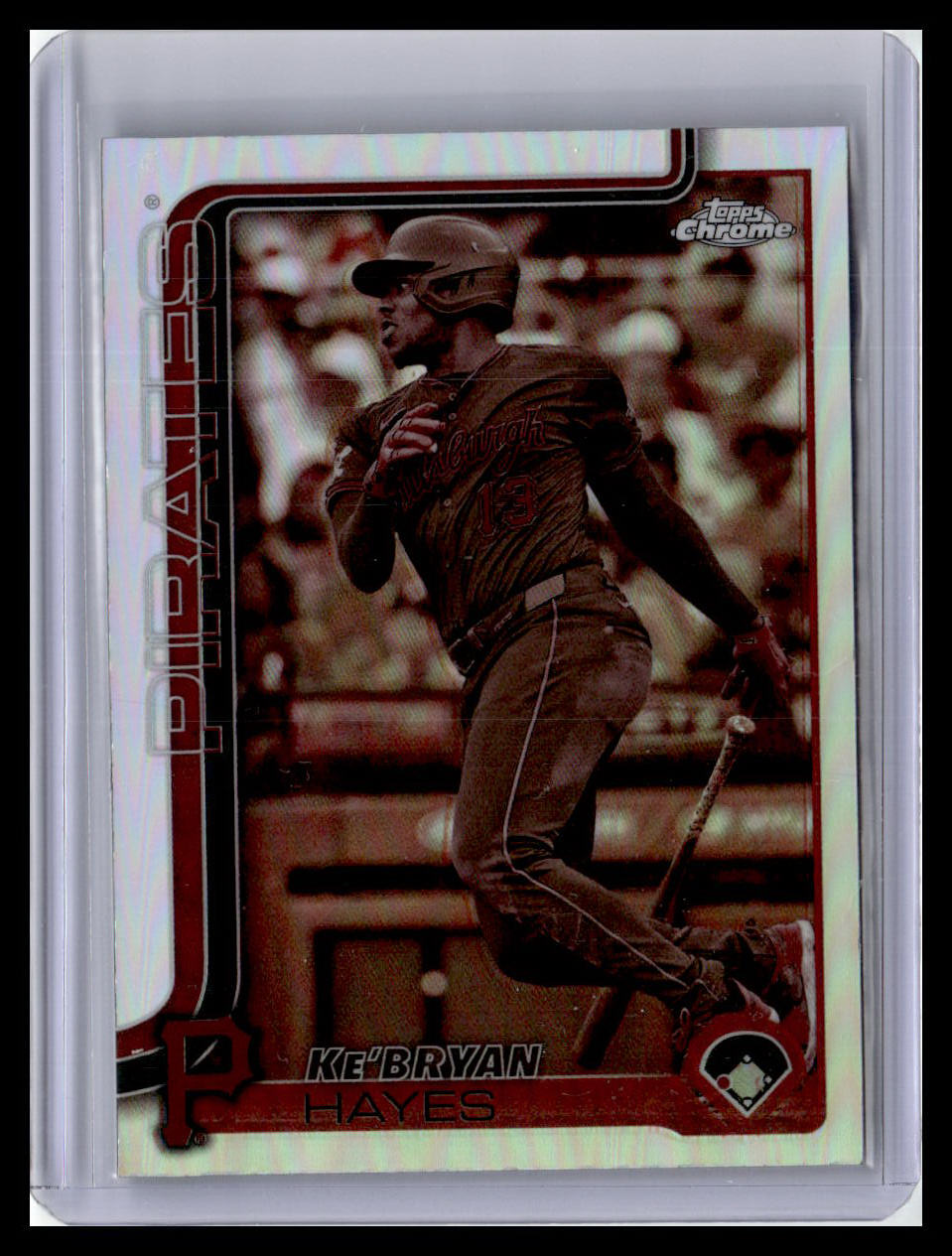 2025 Topps Chrome #196 Ke’Bryan Hayes Sepia Refractors
